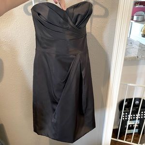 Size 4 black satin dress